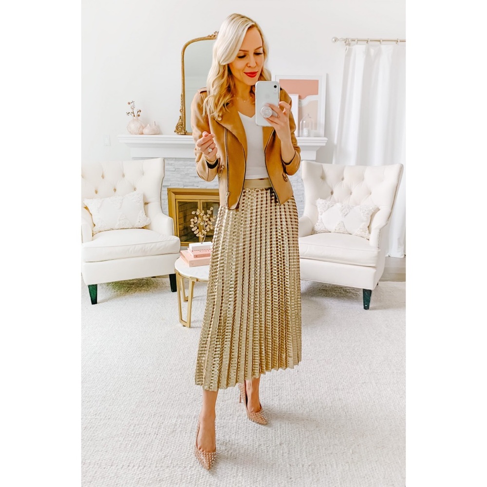 Anthropologie Natalia Sequined Midi Skirt - Picture 6 of 9